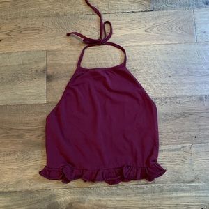 SHEIN Open Back Tie Tank